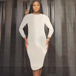 THE LITTLE WHITE DRESS SZ LG (NWOT)